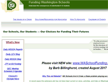 Tablet Screenshot of fundingwaschools.org